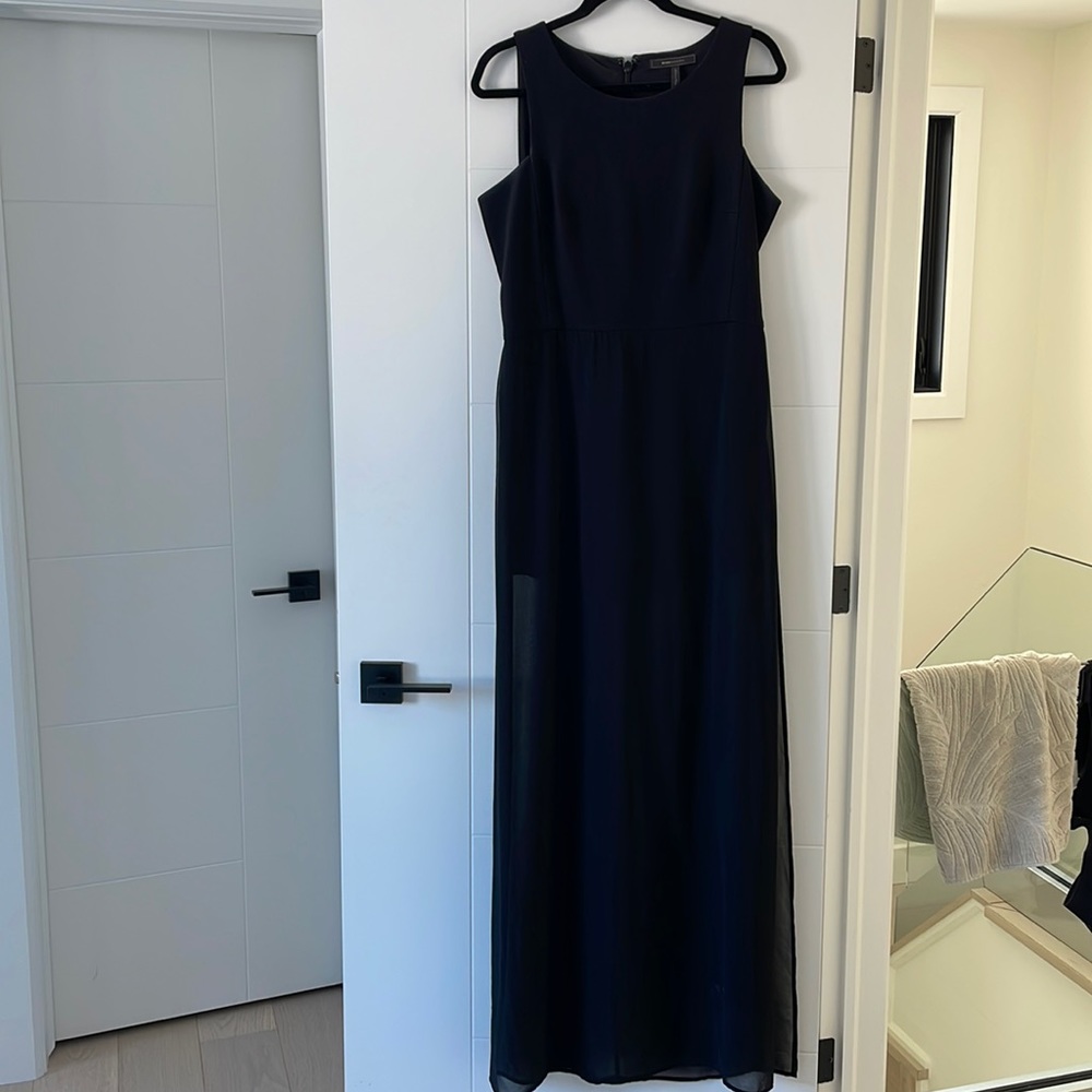 BCBG Maxazria Romper With a Sheer Mesh Dress Over size 10